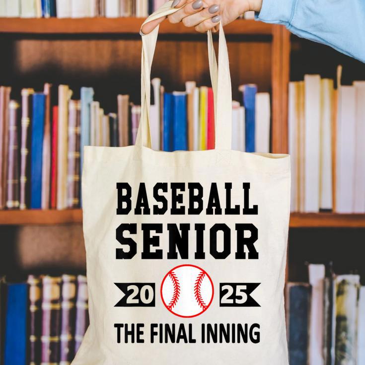 Senior Class Of 2025 Baseball Senior Night Graduation Party Canvas Tote Bag