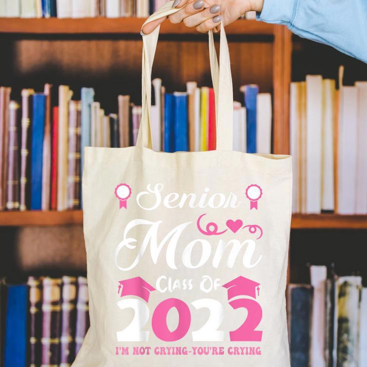 Senior Mom Of A Class Of 2022 Heart School Graduation Canvas Tote Bag