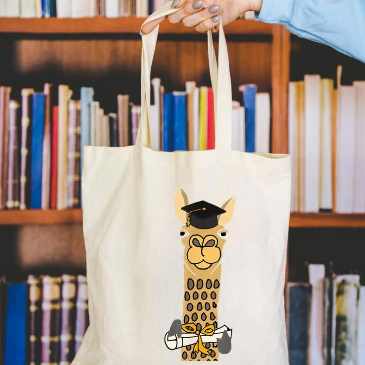 SmileteesGrad Llama Graduation T-Shirt Canvas Tote Bag