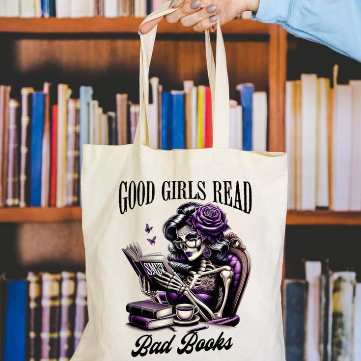 Smut Book Reading Smutty Good That Girls Read Bad Books Canvas Tote Bag