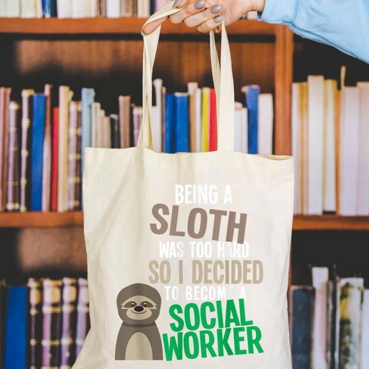 Social Work Student Masters Degree Graduation Canvas Tote Bag