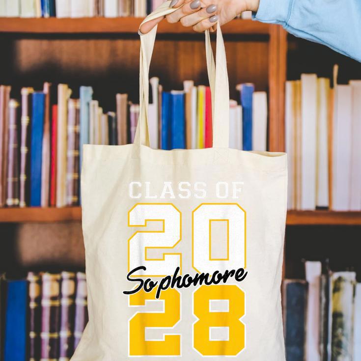 Sophomore 2028 Class Of 2028 Graduation 2028 10th Grade Canvas Tote Bag Sophomore 2028 Class Of 2028 Graduation 2028 10th Grade Canvas Tote Bag