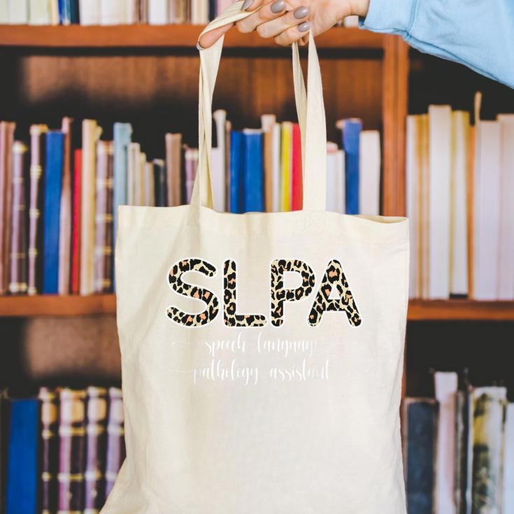 Speech Therapy Graduation For SLPA Therapist Canvas Tote Bag