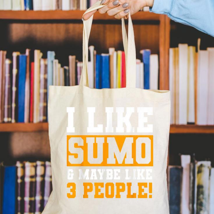 Sumo Wrestling Introvert Wrestler Sumotori Japanese Sport Canvas Tote Bag