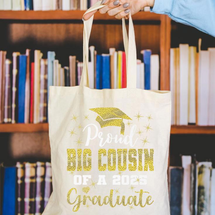 Super Proud Big Cousin Of 2025 Graduate Graduation Family Premium Canvas Tote Bag
