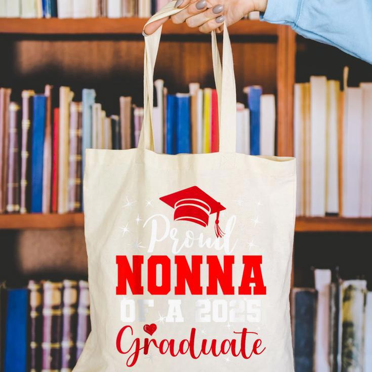 Super Proud Nonna Of 2025 Graduate Senior Graduation Family Canvas Tote Bag