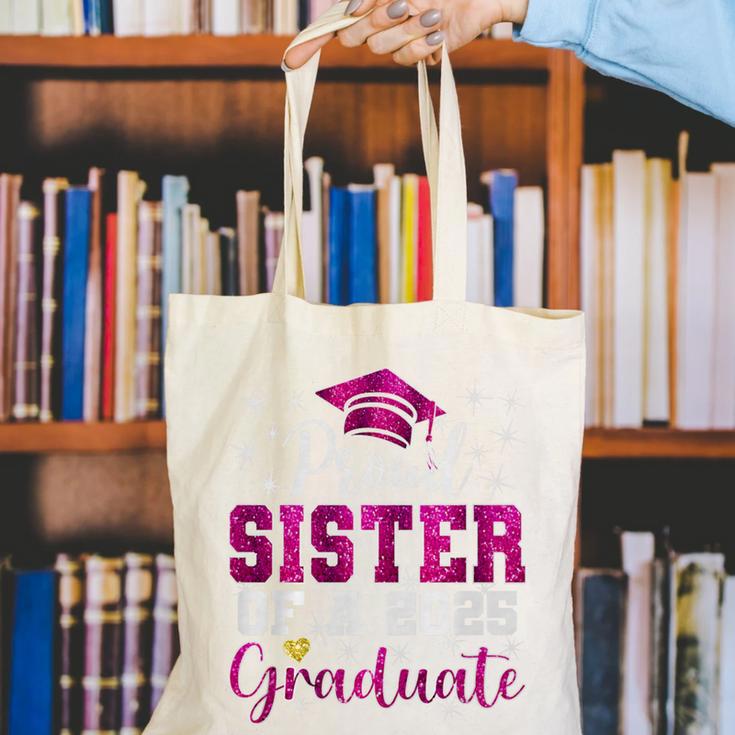 Super Proud Sister Of 2025 Graduate Senior Graduation Family Premium Tri-Blend Canvas Tote Bag