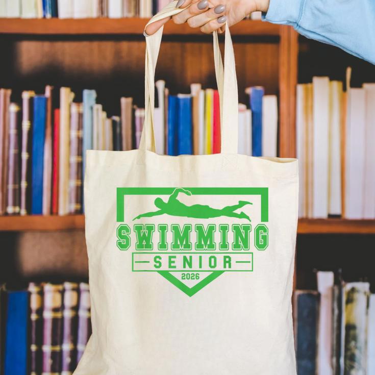 Swimming Senior Night Swim Senior 2026 Graduation 32 Canvas Tote Bag