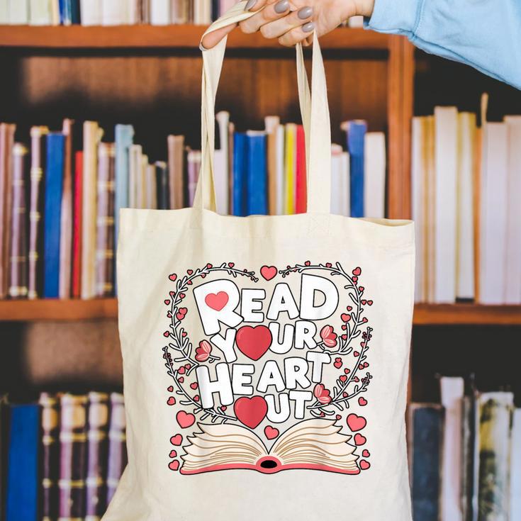 Teach Inspire Grow Everyday Read Your Heart Out Valentine Book-Themed Small Canvas Tote Bag Teach Inspire Grow Everyday Read Your Heart Out Valentine Book-Themed Small Canvas Tote Bag