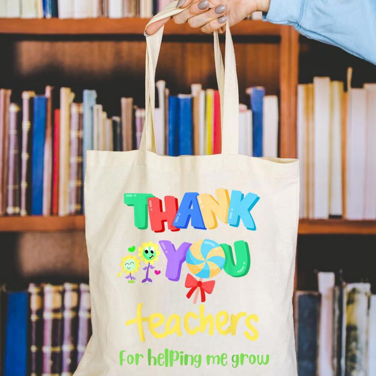 Thank You Teacher Appreciation Graduation Men Women Kids Canvas Tote Bag