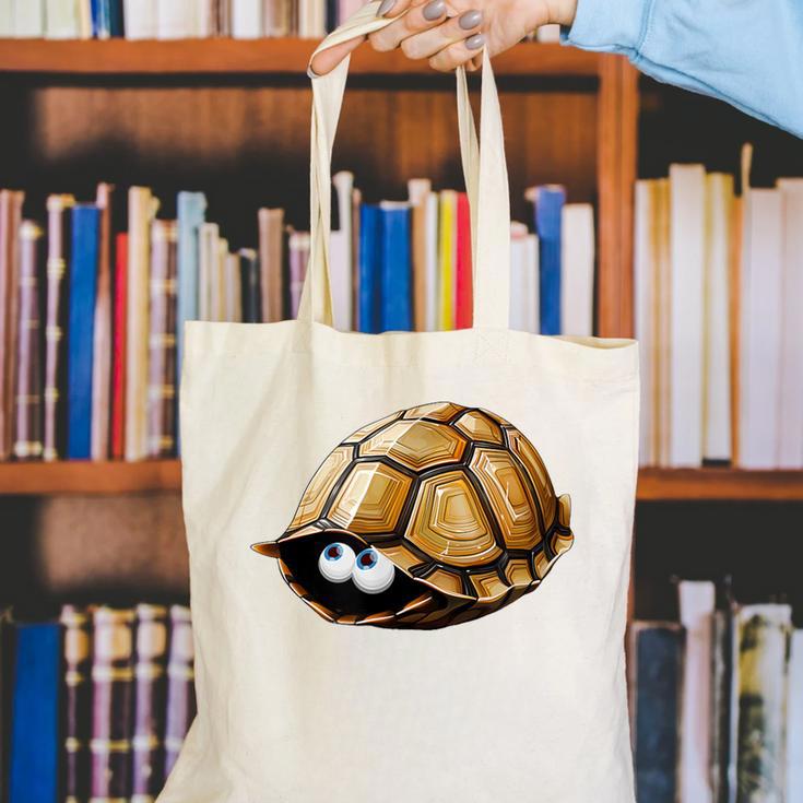 Timid Turtle Cute Introvert Misanthropic Antisocial Canvas Tote Bag