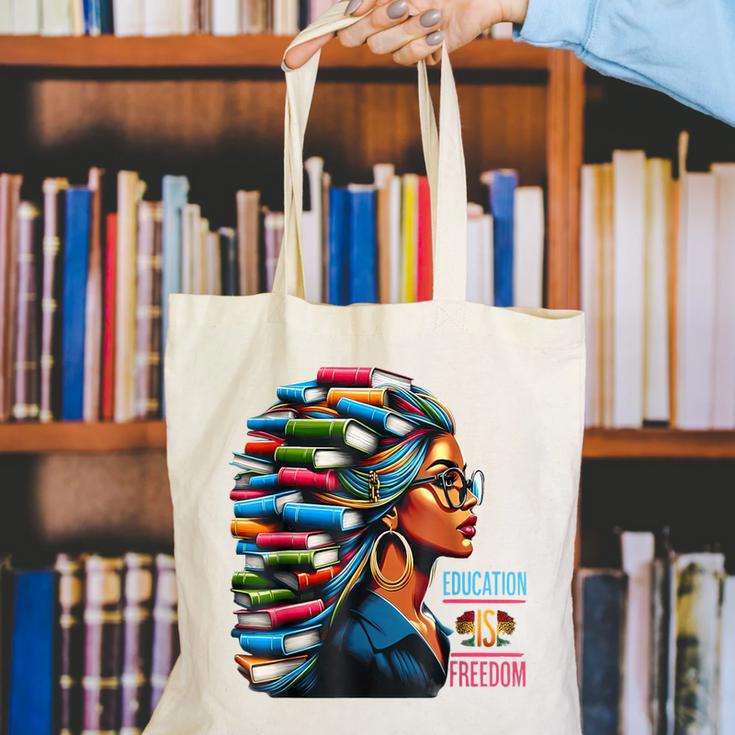 History Education Is Freedom Books Teacher Women Girls Canvas Tote Bag