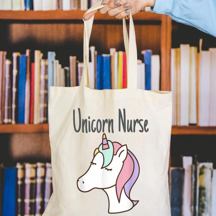 Unicorn RN GraduationShirt Nurse Shirts Canvas Tote Bag