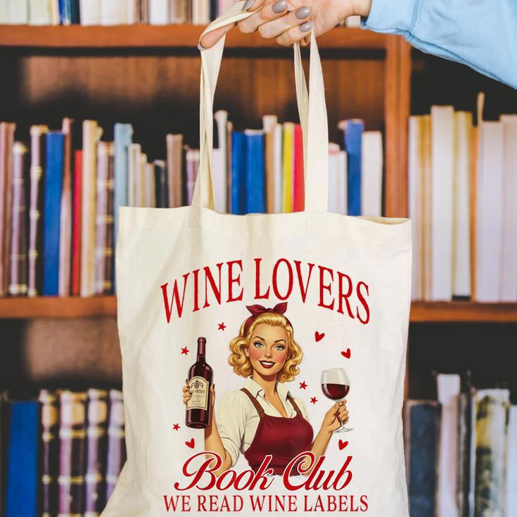 Valentine’s Day Wine Lovers Book Club We Read Wine Labels Canvas Tote Bag Valentine’s Day Wine Lovers Book Club We Read Wine Labels Canvas Tote Bag