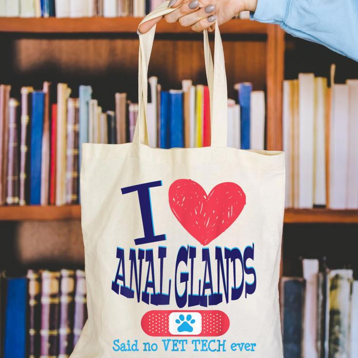 Vet Tech I Love Veterinary Technician Graduation Canvas Tote Bag