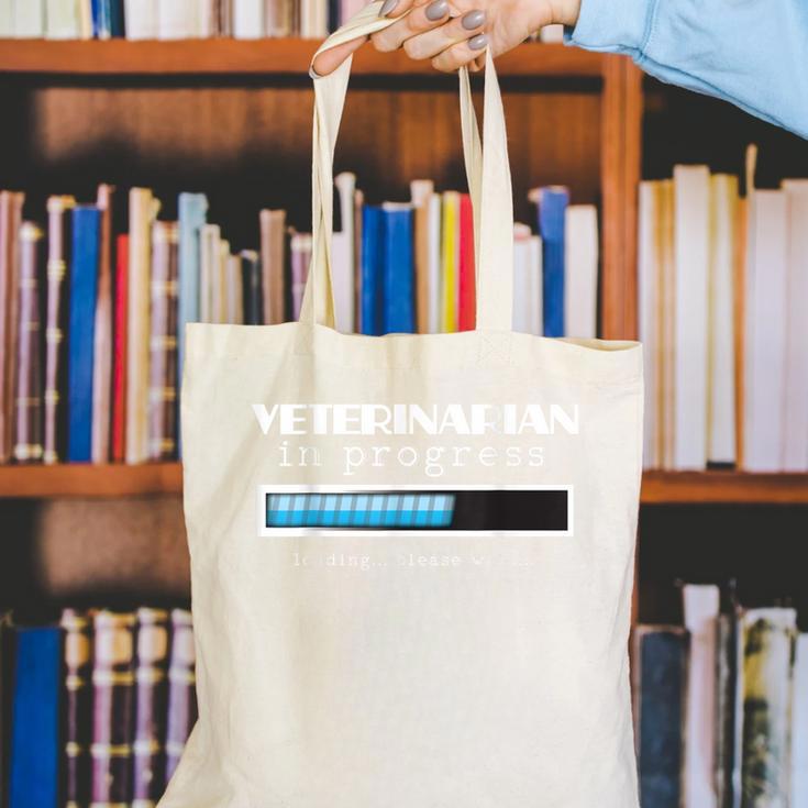 Veterinarian Progress Vet Graduation DVM Canvas Tote Bag