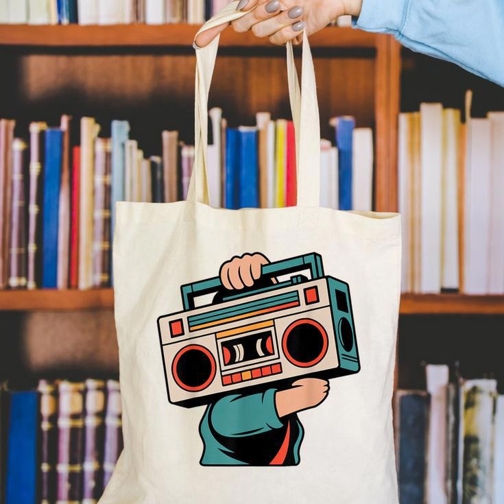 Vintage 80s 90s Retro Boombox Music Hip Hop Nostalgia Party Canvas Tote Bag Vintage 80s 90s Retro Boombox Music Hip Hop Nostalgia Party Canvas Tote Bag