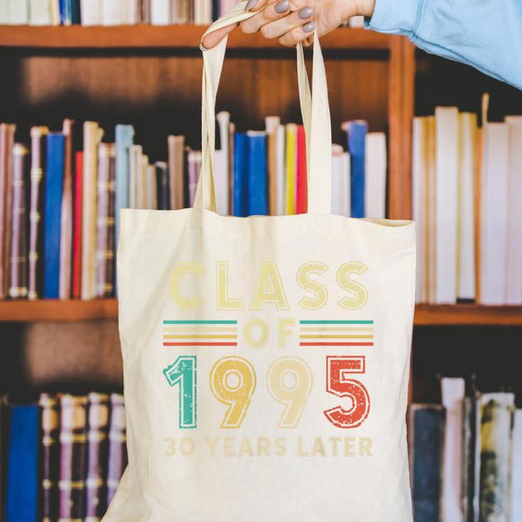 Vintage Class Of 1995 30th Reunion Alumni Graduation Party Canvas Tote Bag