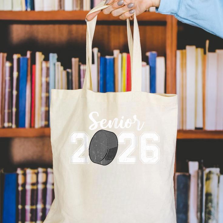 Vintage Class Of 2026 Hockey Senior 2026 Graduation 2026 Canvas Tote Bag