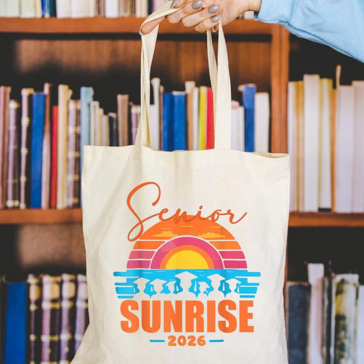 Vintage SENIOR SUNRISE 2026 Seniors Of Class Graduation Canvas Tote Bag