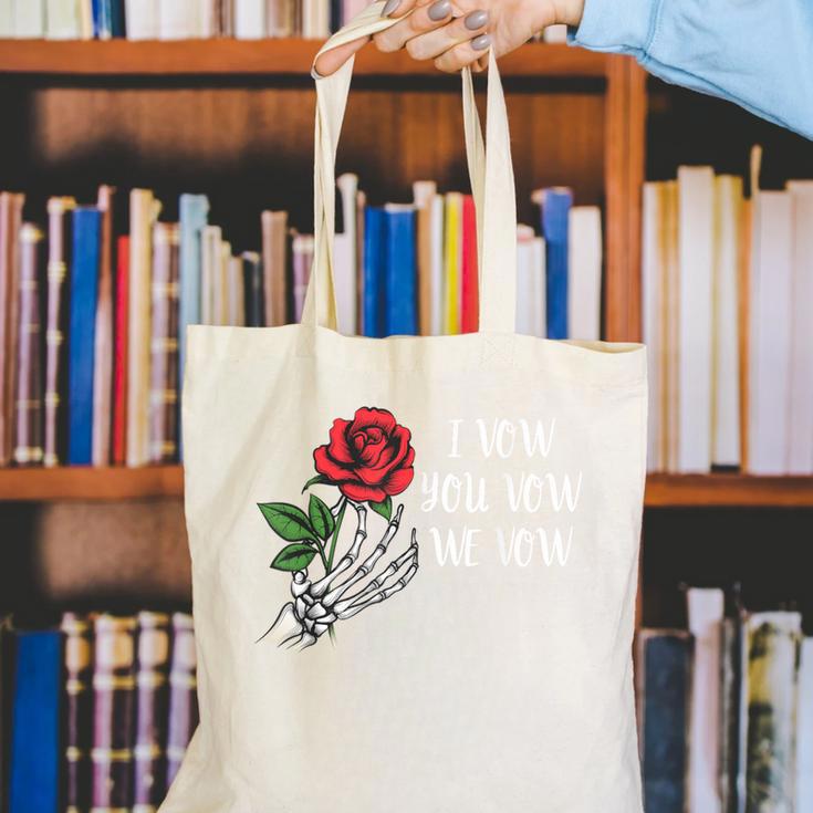 I Vow You Vow We Vow ShirtSmutty Fantasy Dark Romance Book Canvas Tote Bag I Vow You Vow We Vow ShirtSmutty Fantasy Dark Romance Book Canvas Tote Bag