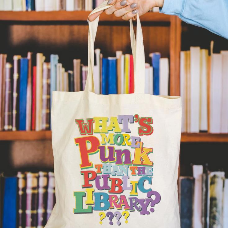 Whats More Punk Than The Public LibraryShirt Book Lover Canvas Tote Bag Whats More Punk Than The Public LibraryShirt Book Lover Canvas Tote Bag