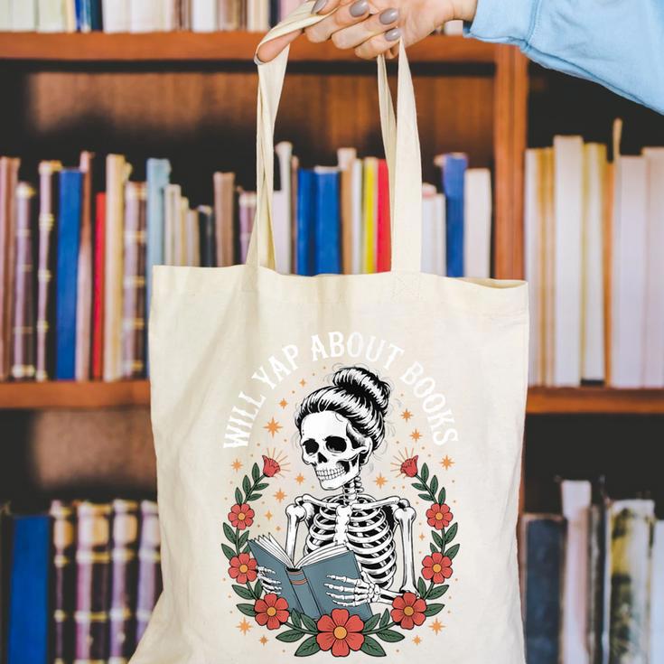 Will Yap About Books Canvas Tote Bag