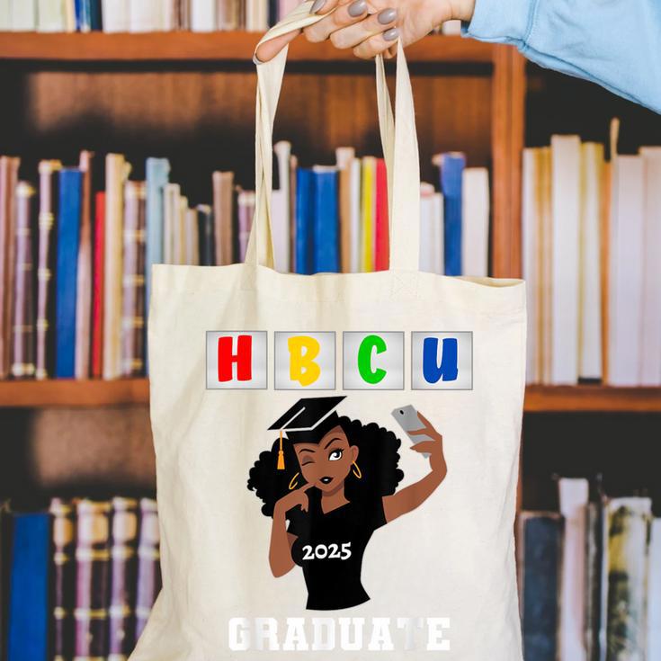 Women HBCU Grad 2025 College Graduation Apparel Canvas Tote Bag