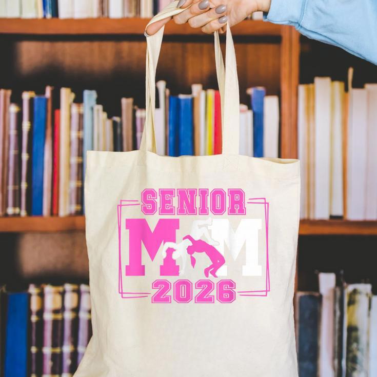 Wrestling Senior Mom Wrestling Senior 2026 Graduation Canvas Tote Bag