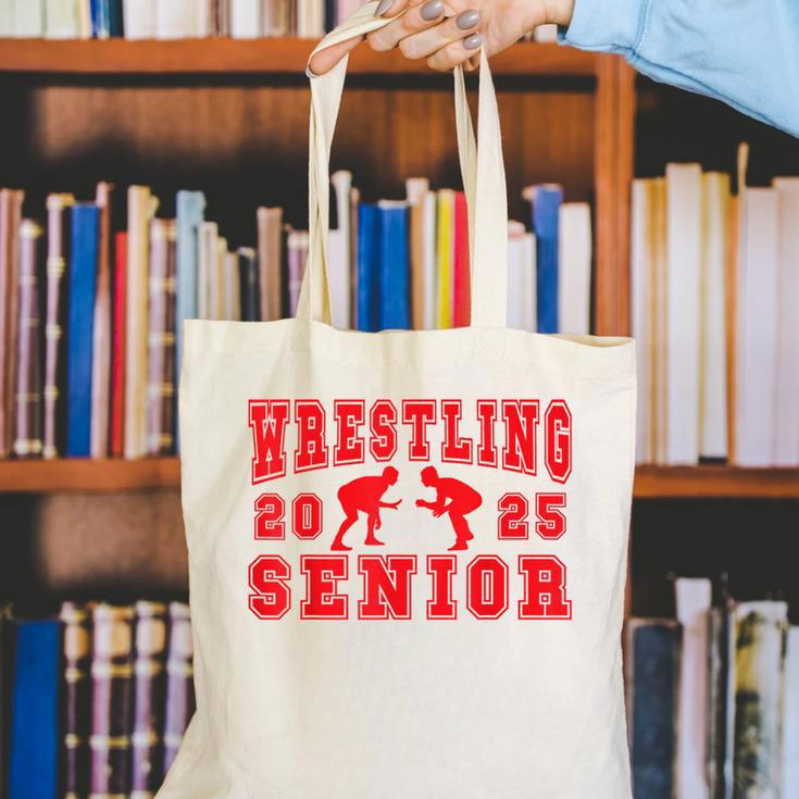 Wrestling Senior Night Wrestling Senior 2025 Graduation 7 Canvas Tote Bag