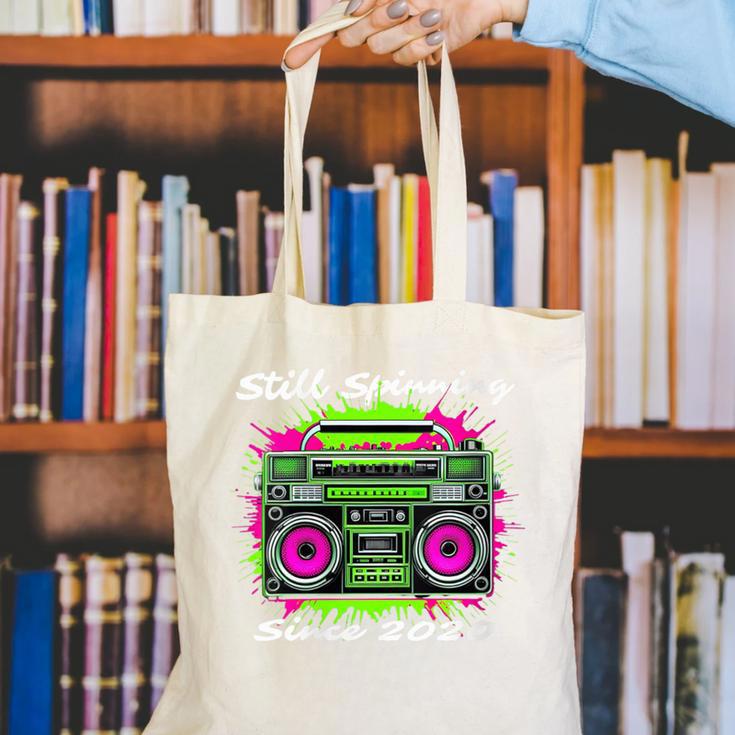 Y2K Home DJ Quarantine Nostalgia Boombox Party Canvas Tote Bag