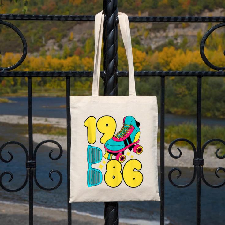 1986 Retro Raised In The 80s Old School Nostalgia Vibes Canvas Tote Bag