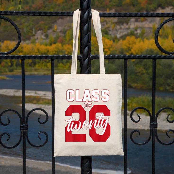 2 Sided Class Of 2026 Senior 2026 Graduation Canvas Tote Bag