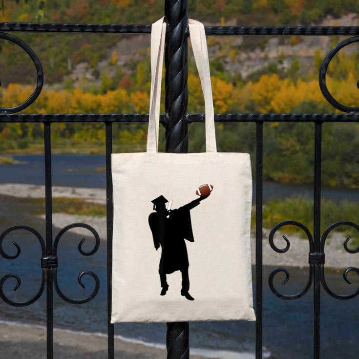 2019 Football Graduation Dab Shirt- Dabbing Graduate Canvas Tote Bag