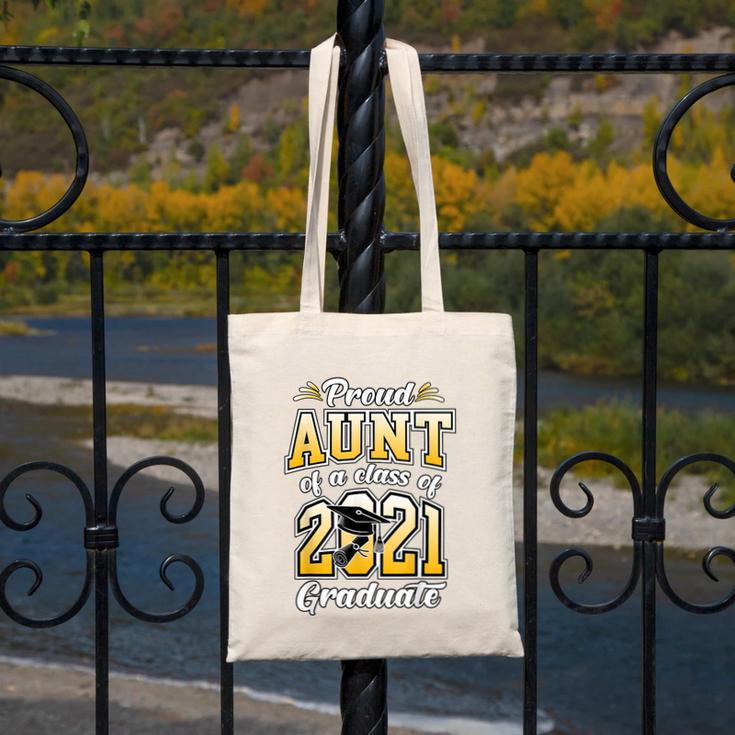 2021 Graduation Shirts For Family 2021 Graduation For Aunt Canvas Tote Bag
