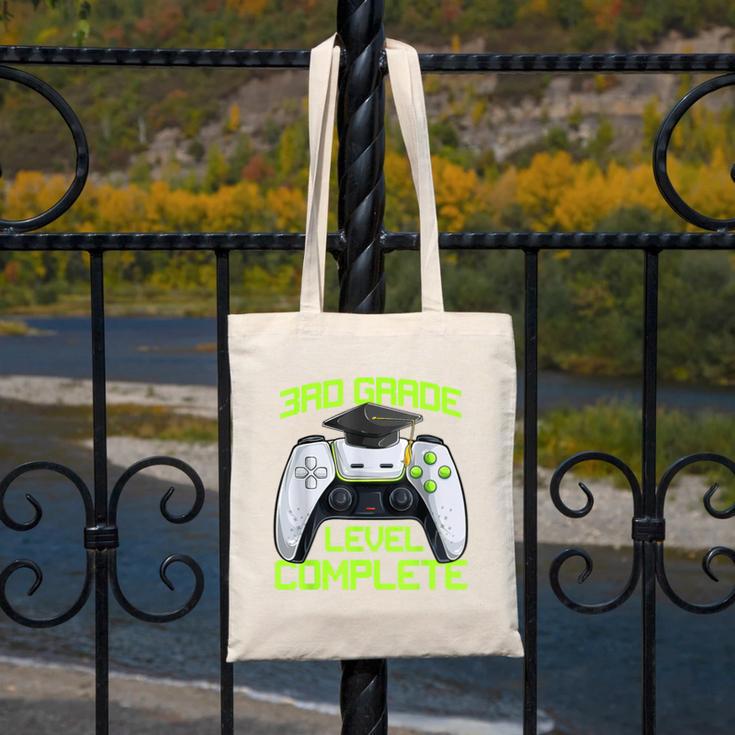 3rd Grade Level Complete Gamer Class Of 2026 Graduation Canvas Tote Bag
