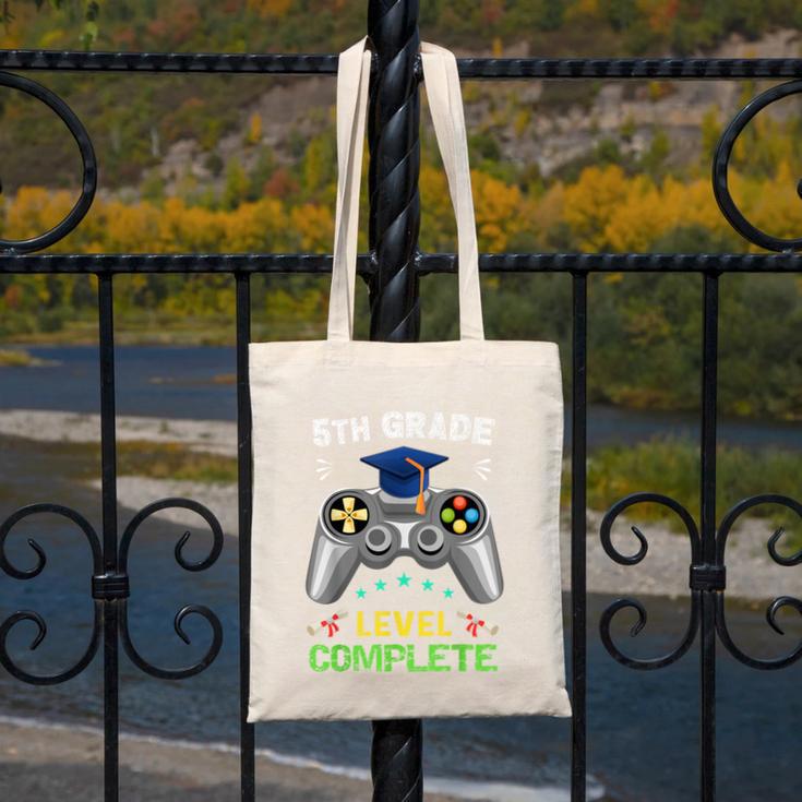 5th Grade Level Complete Gaming Graduation Class 2023 Gamer Canvas Tote Bag