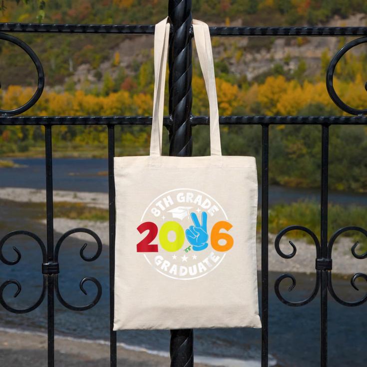 8th Grade 2026 Graduate School Senior Year Graduation Day Canvas Tote Bag
