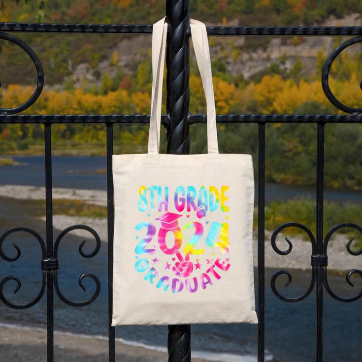 8th Grade Graduate 2024 Graduation Last Day Of School Tie Canvas Tote Bag