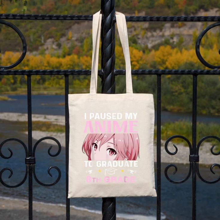 8th Grade Graduation Anime 2024 Graduate Middle School Girls Canvas Tote Bag