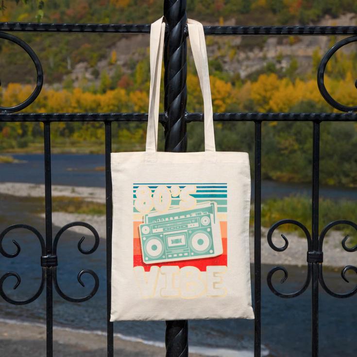90's Vibe Vintage Style Cassette Tape Nostalgia 1990s Party Canvas Tote Bag 90's Vibe Vintage Style Cassette Tape Nostalgia 1990s Party Canvas Tote Bag