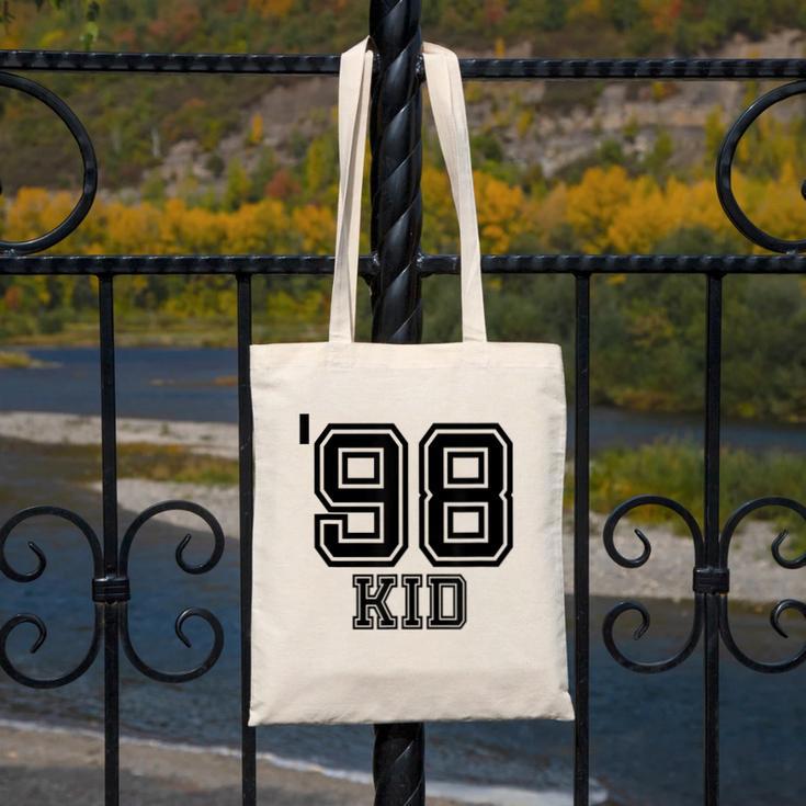 '98 Kid Perfect Vintage Retro Nostalgia Gear For Year 1998 Canvas Tote Bag