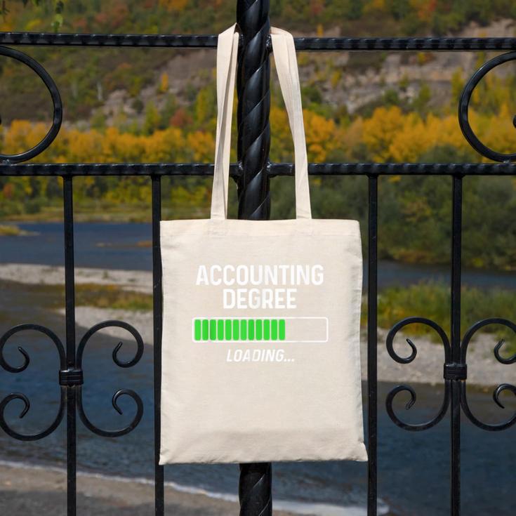 Accounting Degree Loading Shirt Graduation Student Canvas Tote Bag