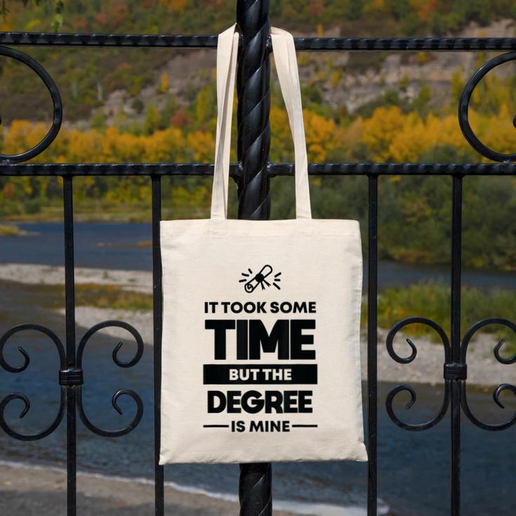 Adult College Graduation Canvas Tote Bag