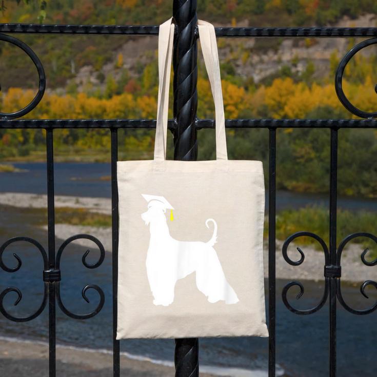 Afghan Hound Graduation Dog Graduate Men Women Kids Canvas Tote Bag