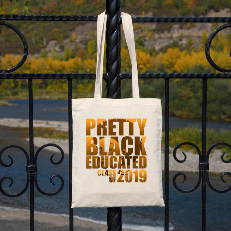 African American Girl Graduation Shirt Senior 2019 Canvas Tote Bag