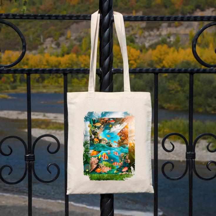 Aqua In The Skies Frutiger Aero Canvas Tote Bag Aqua In The Skies Frutiger Aero Canvas Tote Bag