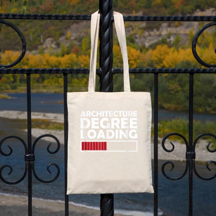 Architecture Degree Loading Graduation Student Canvas Tote Bag