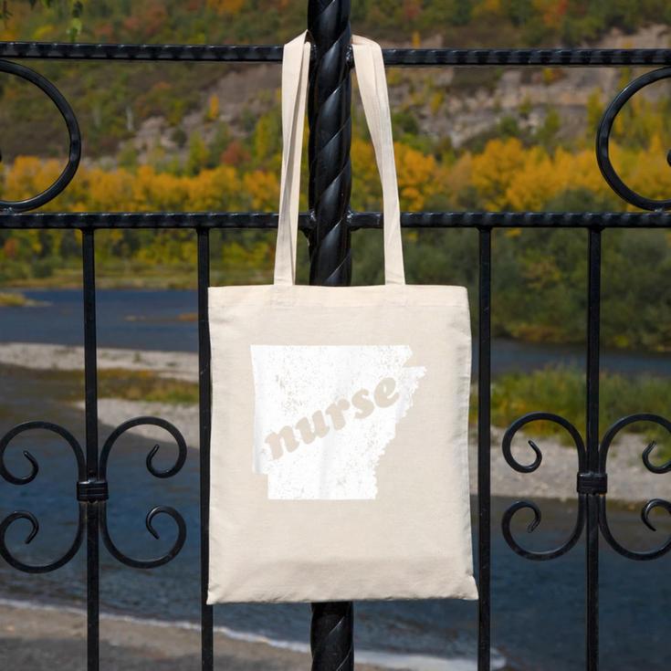 Arkansas Nursing Nurse Graduation Canvas Tote Bag