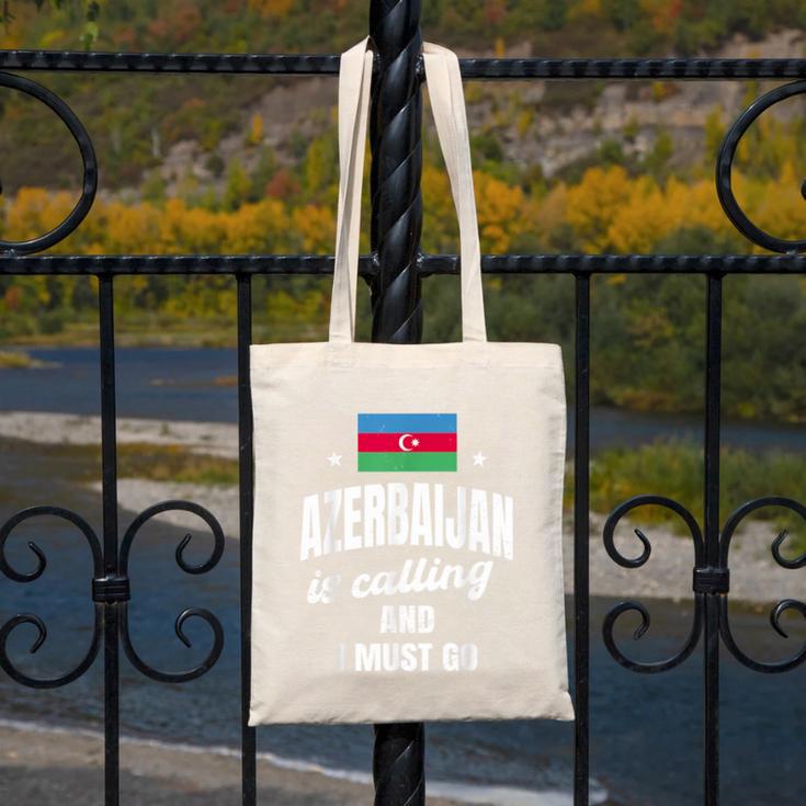 Azerbaijan Lover Saying Azeri Nostalgia Canvas Tote Bag